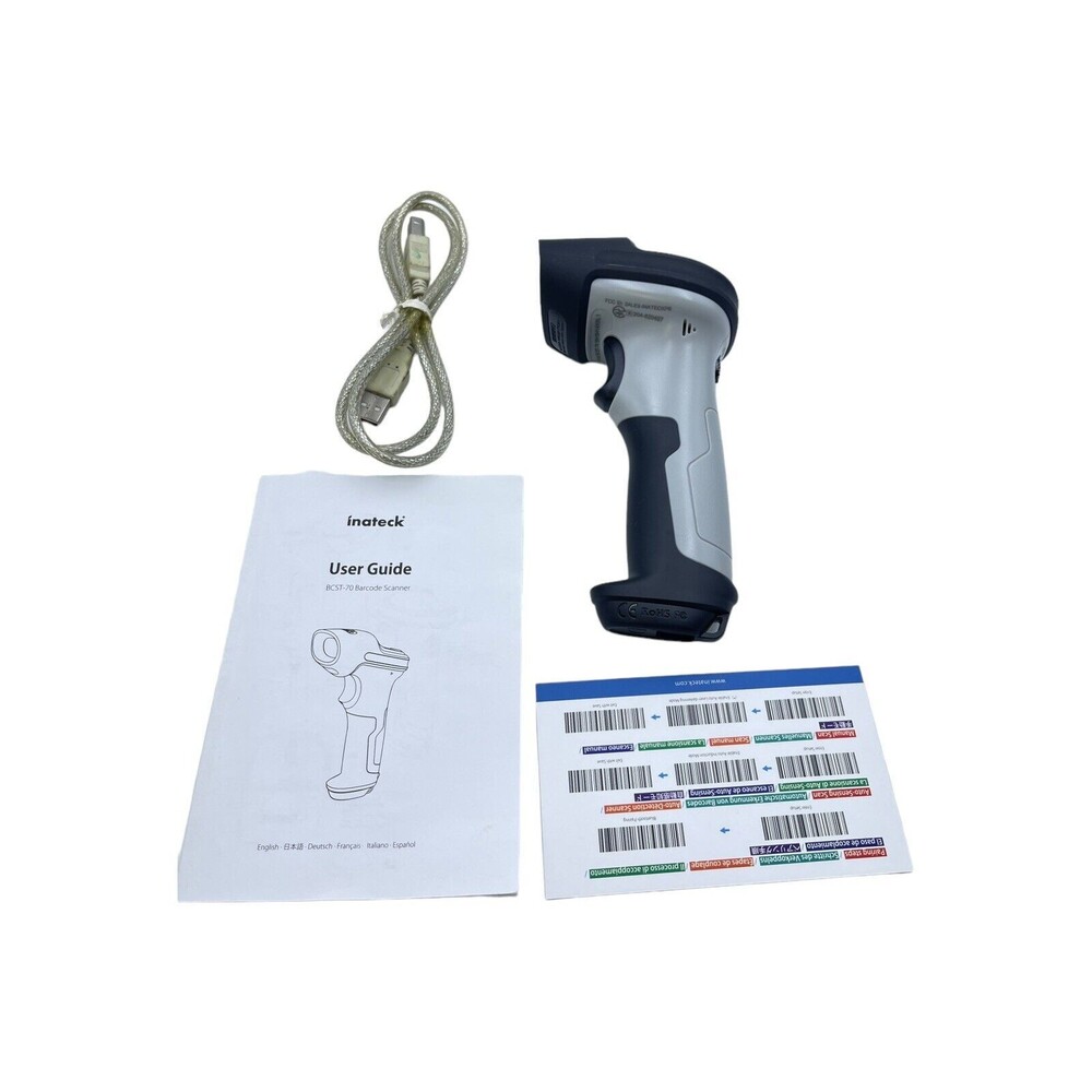 Inateck 1D Barcode Scanner Wireless Bluetooth Barcode Reader Scanner, BCST-70